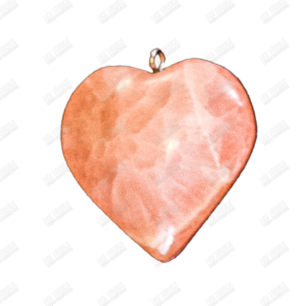 Hand Carved Glow-in-the-Dark Heart