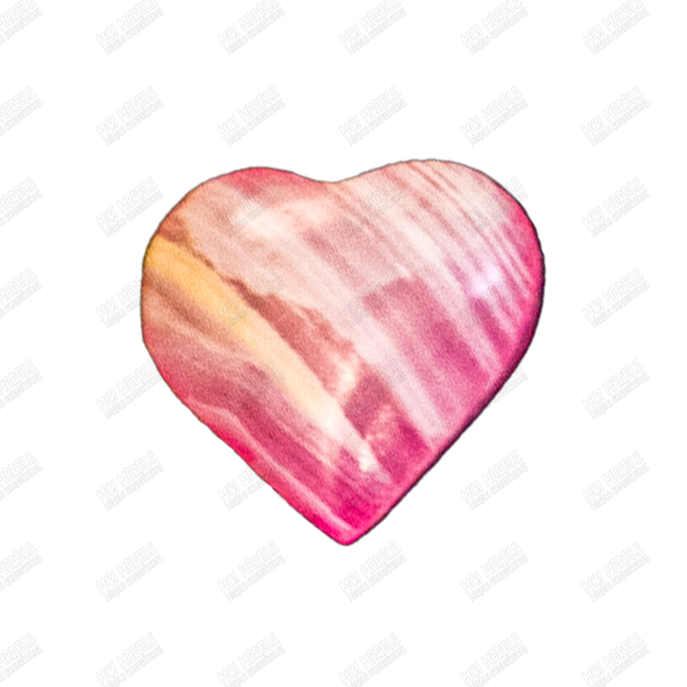 Hand Carved Glow-in-the-Dark Heart