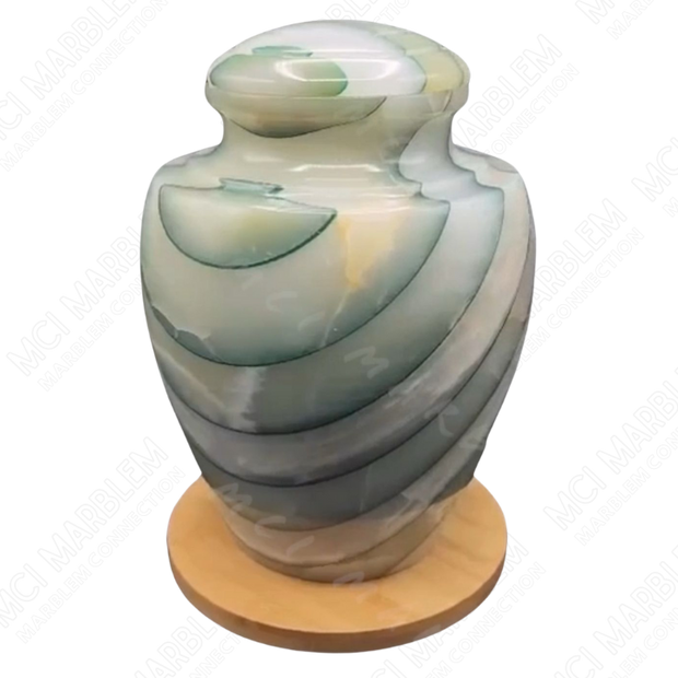 Mosaic onyx Urns round