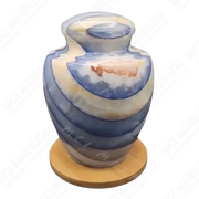Mosaic onyx Urns round