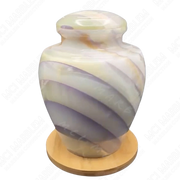 Mosaic onyx Urns round