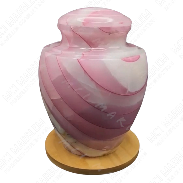 Mosaic onyx Urns round