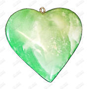 Hand Carved Glow-in-the-Dark Heart