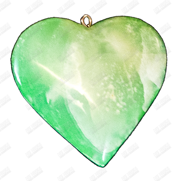 Hand Carved Glow-in-the-Dark Heart