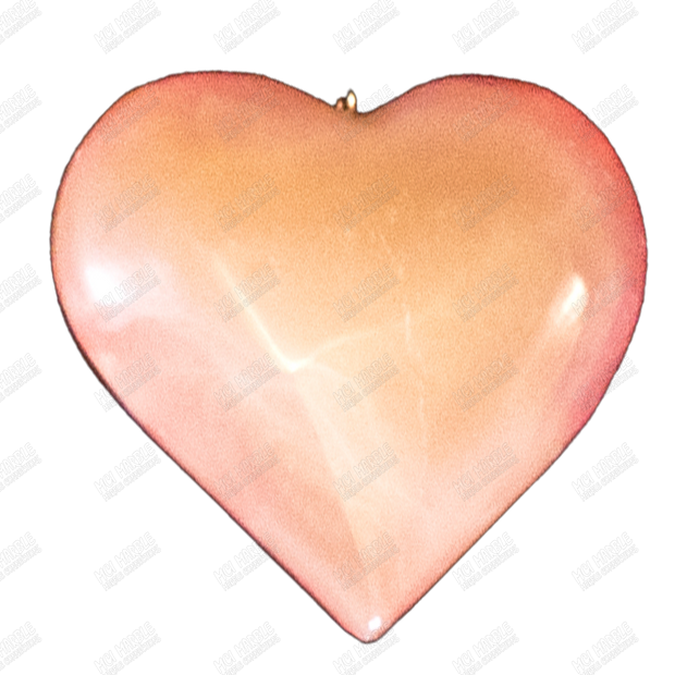 Hand Carved Glow-in-the-Dark Heart