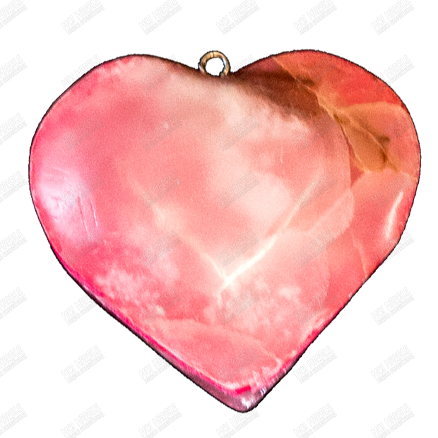 Hand Carved Glow-in-the-Dark Heart