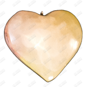 Hand Carved Glow-in-the-Dark Heart