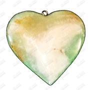 Hand Carved Glow-in-the-Dark Heart