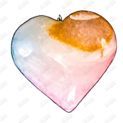Hand Carved Glow-in-the-Dark Heart