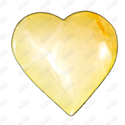 Hand Carved Glow-in-the-Dark Heart