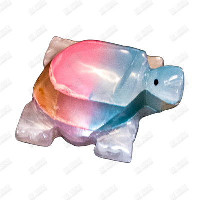 Hand Carved Glow-in-the-Dark Turtles Sculptures