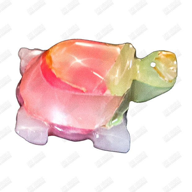 Hand Carved Glow-in-the-Dark Turtles Sculptures