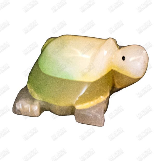 Hand Carved Glow-in-the-Dark Turtles Sculptures