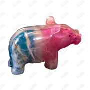 Hand Carved Glow-in-the-Dark Hippo