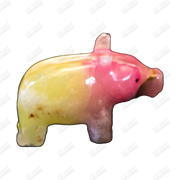 Hand Carved Glow-in-the-Dark Hippo