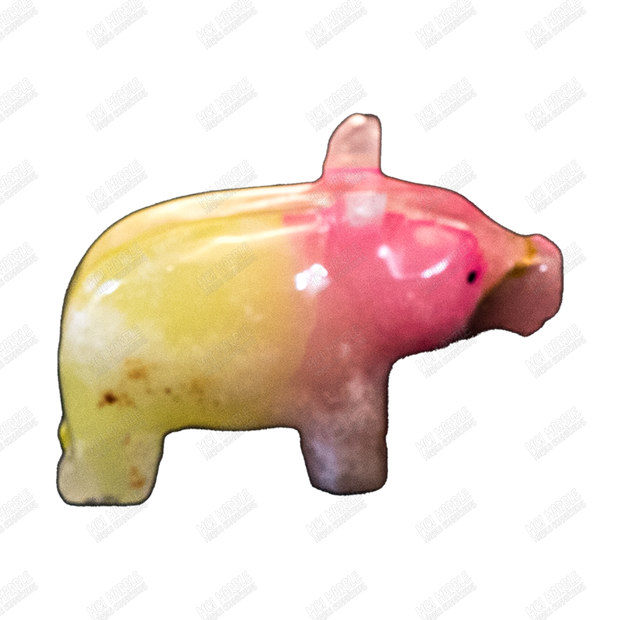 Hand Carved Glow-in-the-Dark Hippo