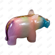 Hand Carved Glow-in-the-Dark Hippo - Home Decor