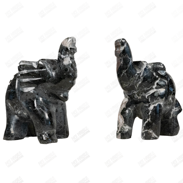 Hand Carved Marble Elephant  - Decoration Items