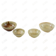 Hand Carved Green Onyx Stone Bowls