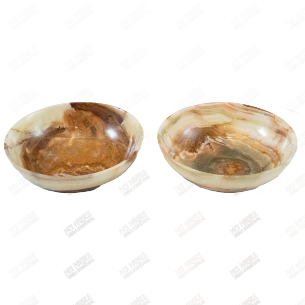 Hand Carved Green Onyx Bowls