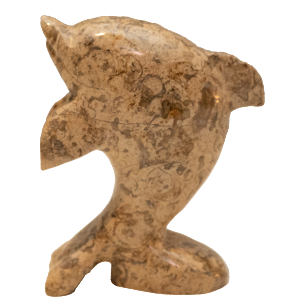 Hand Carved Onyx Dolphin Sculptures - Home Decor