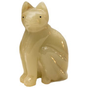 Hand Carved Onyx Cat - Marble Cat