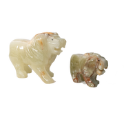 Hand Carved Onyx Lion