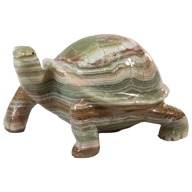 Hand Carved Onyx Tortoise