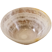 Hand Carved White Onyx V-shaped Bowls