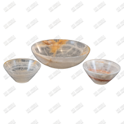 Hand Carved Green Onyx Bowls