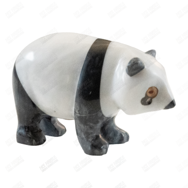 Hand Carved Onyx Crystal Panda | Marble Connections