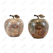 Hand Carved Marble Apple | Marble Connections