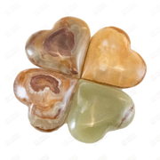 Hand Carved Onyx Marble Heart - Home Decor