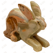 Hand Carved Onyx Rabbit - Bunny Onyx