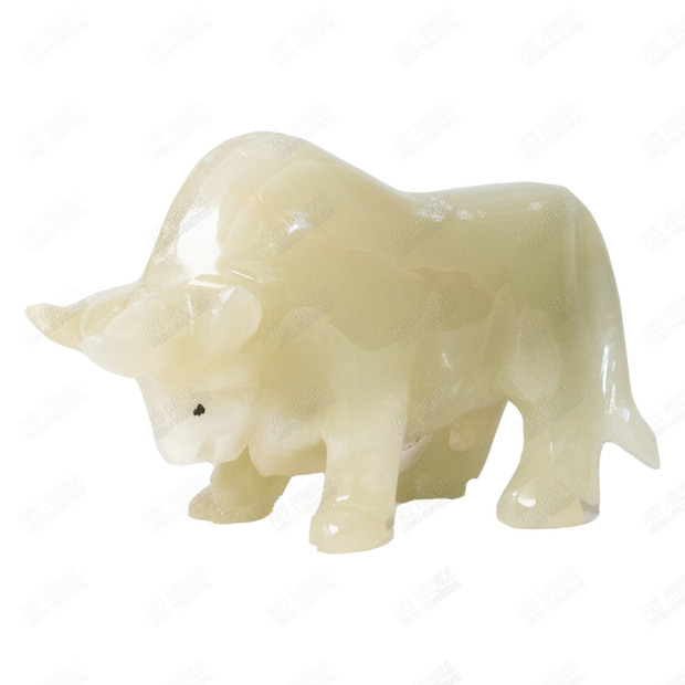 Hand Carved Onyx Bull
