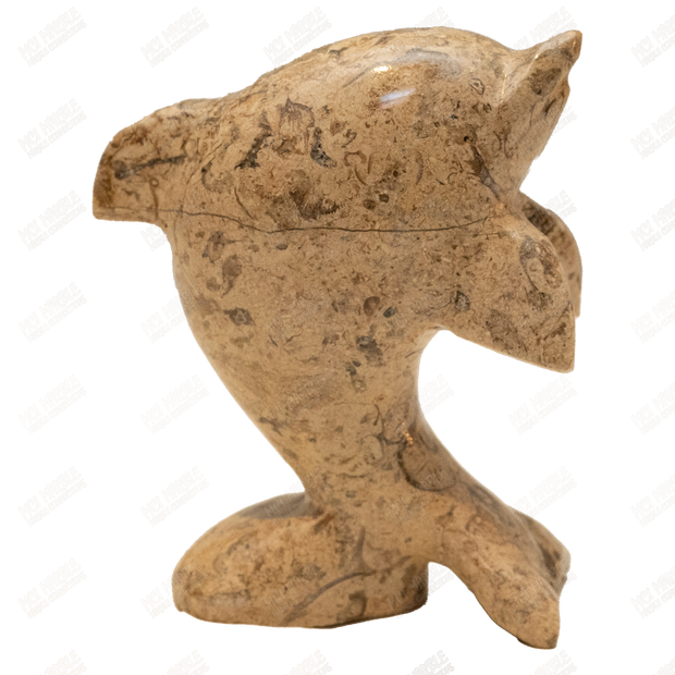 Hand Carved Onyx Dolphin Sculptures - Home Decor
