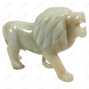Hand Carved Onyx Lion Sculpture - Home Decor