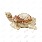 Hand Carved Green Onyx Marble Turtle