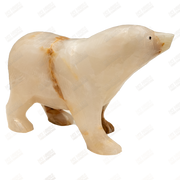 Hand Carved Onyx Polar Bear