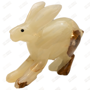 Hand Carved Onyx Rabbit - Bunny Onyx