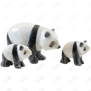 Hand Carved Onyx Crystal Panda | Marble Connections