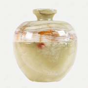 Hand Carved Apple Candy Jar