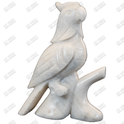 Hand-Crafted Green Onyx Parrots Stone - Marble Decor