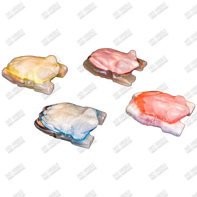 Hand Carved Glow-in-the-Dark Cute Frogs