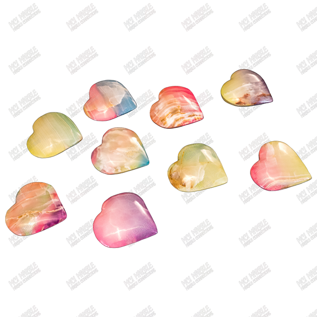 Hand Carved Glow-in-the-Dark Heart