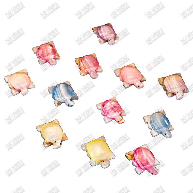 Hand Carved Glow-in-the-Dark Turtles