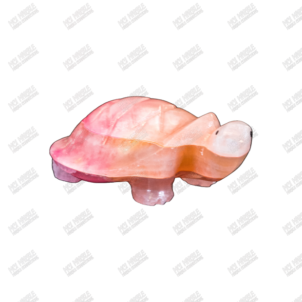 Hand Carved, Glow-in-the-Dark Onyx Marble Tortoise