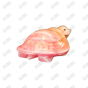 Hand Carved, Glow-in-the-Dark Onyx Marble Tortoise