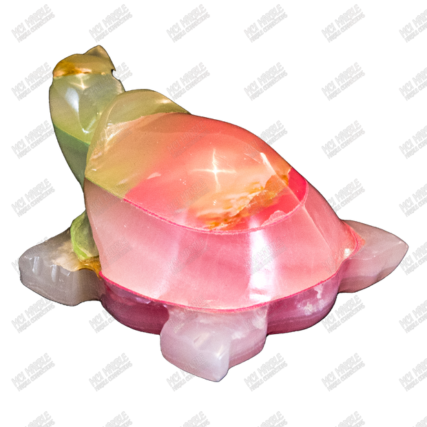 Hand Carved, Glow-in-the-Dark Turtle