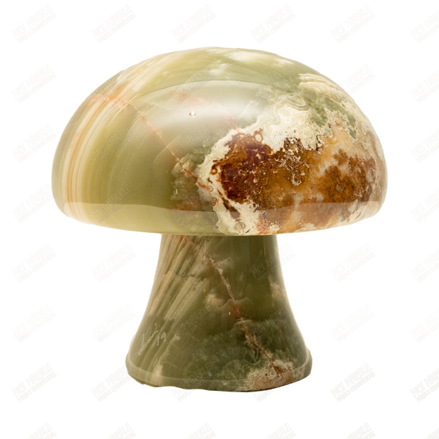 Hand Carved Onyx Mini Mushroom - Home Décor